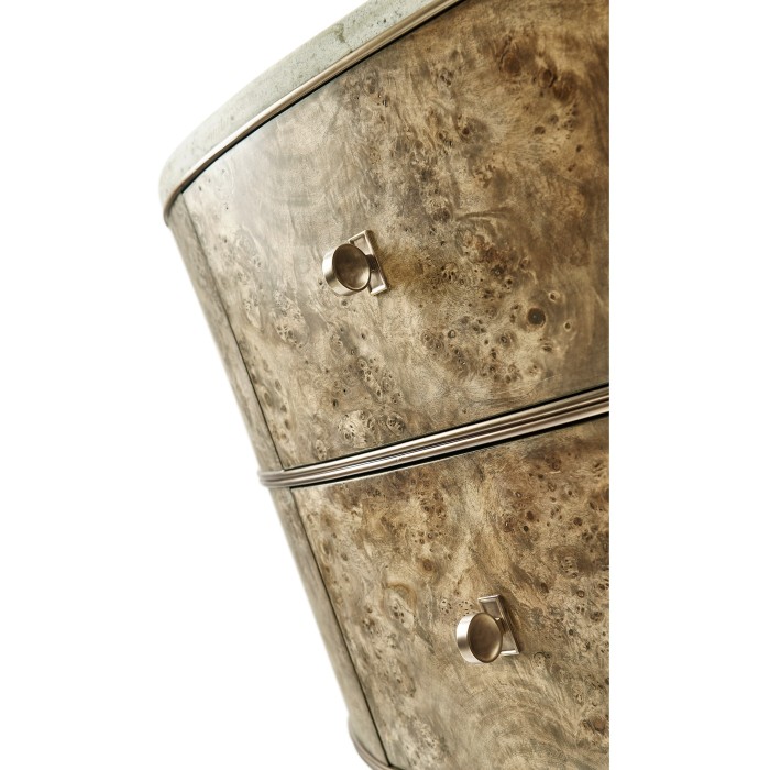 Hamilton Demilune with Speckled Marble