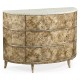Hamilton Demilune with Speckled Marble