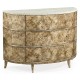 Hamilton Demilune with Speckled Marble