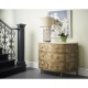 Hamilton Demilune with Speckled Marble
