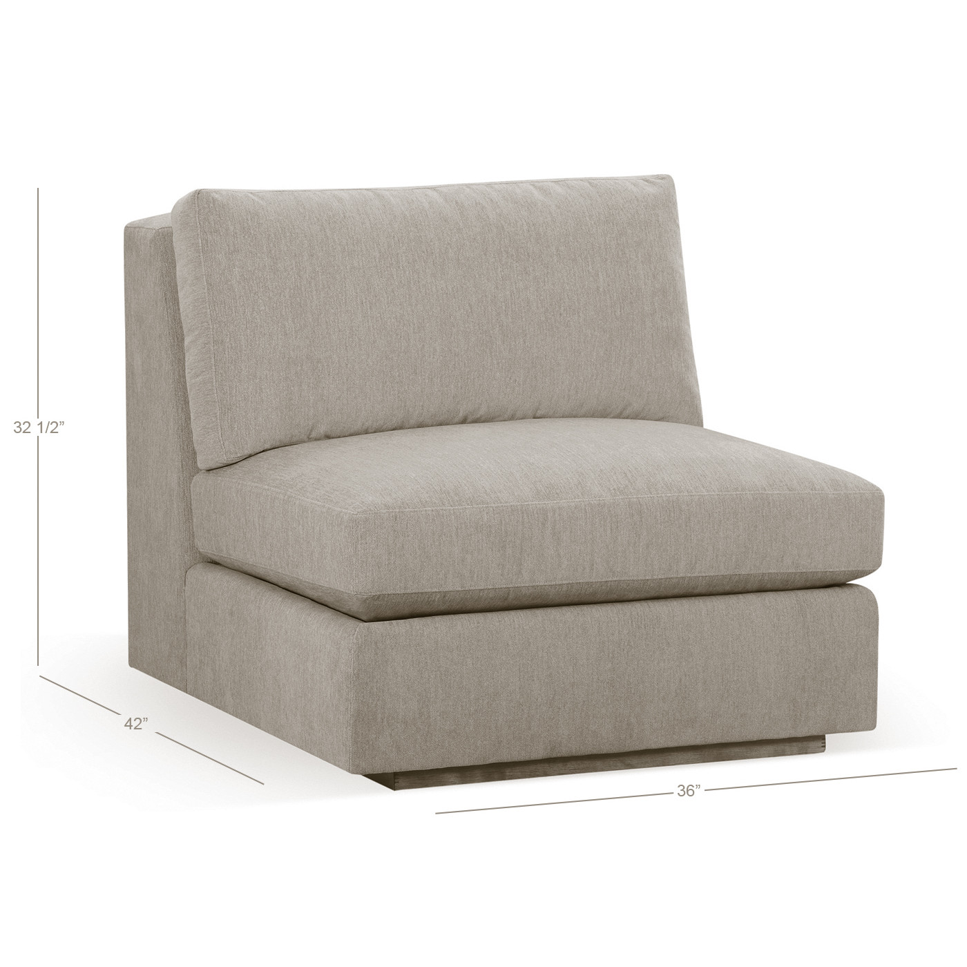 Hamilton Armless Sectional