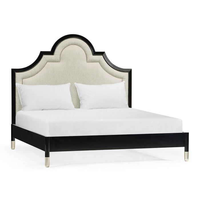 Madison Piano Black Cali King Bed