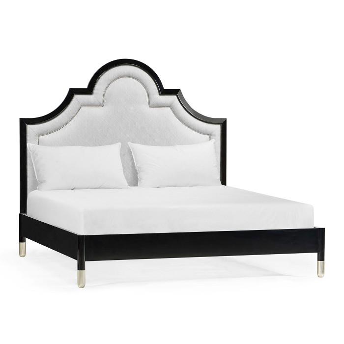 Madison Piano Black UK King Bed