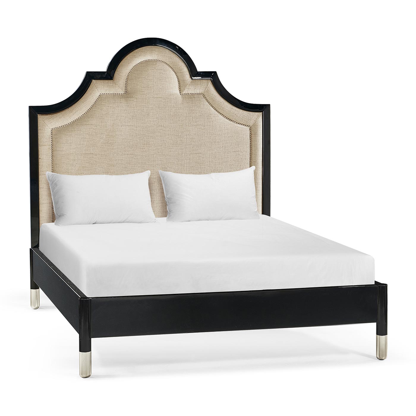 Madison Piano Black UK Queen Bed