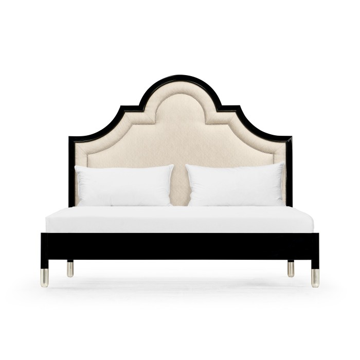 Madison Piano Black US King Bed