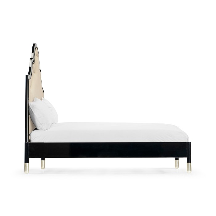 Madison Piano Black US King Bed