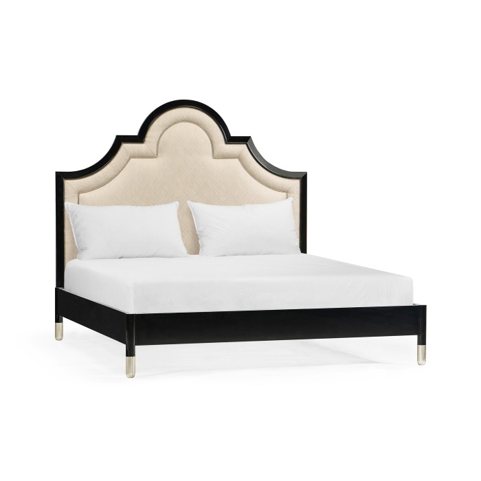 Madison Piano Black US King Bed