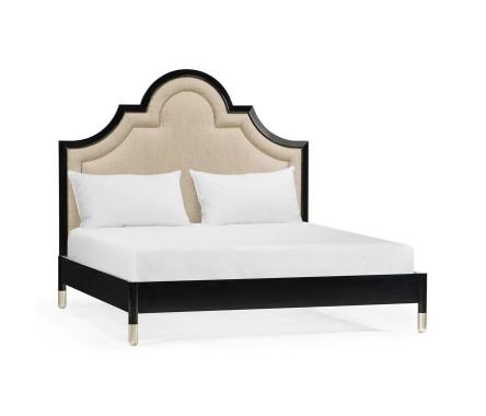 Madison Piano Black US King Bed