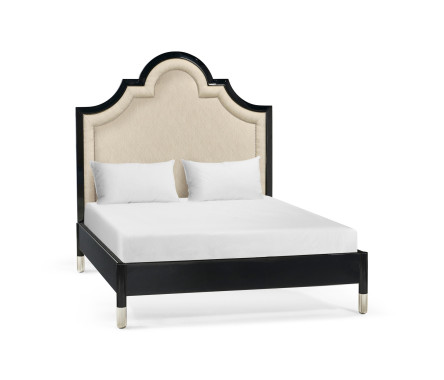 Madison Piano Black US Queen Bed