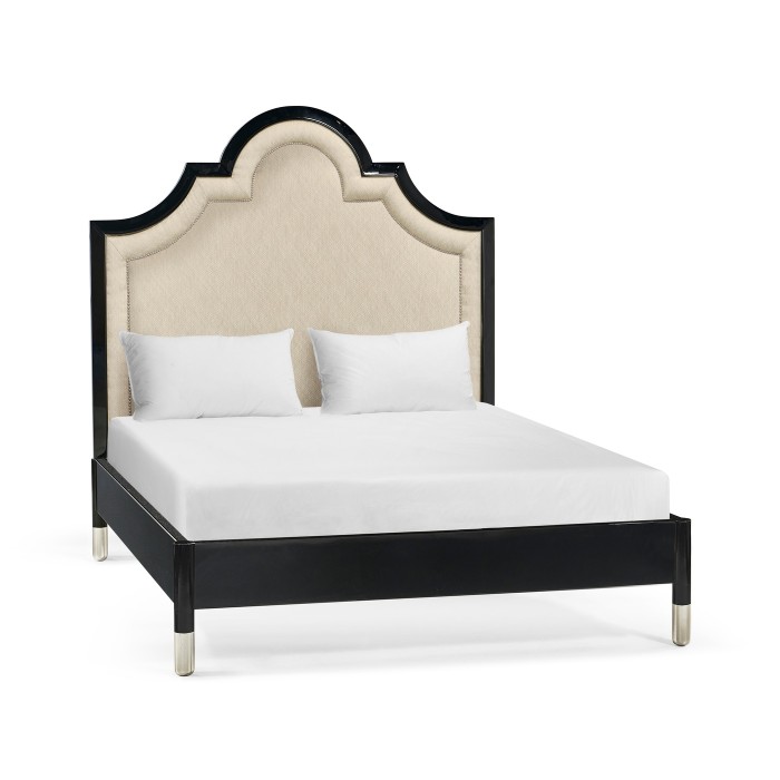 Madison Piano Black US Queen Bed