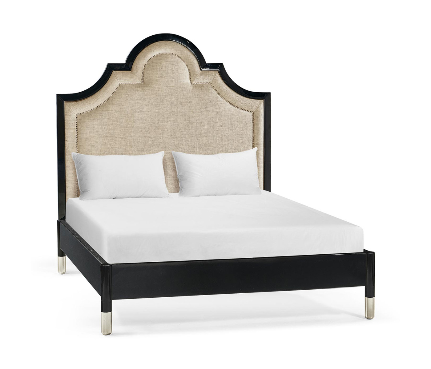 Madison Piano Black US Queen Bed