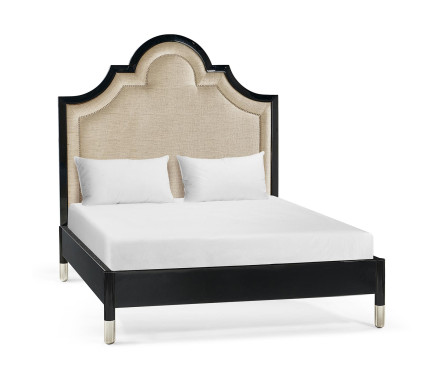 Madison Piano Black US Queen Bed