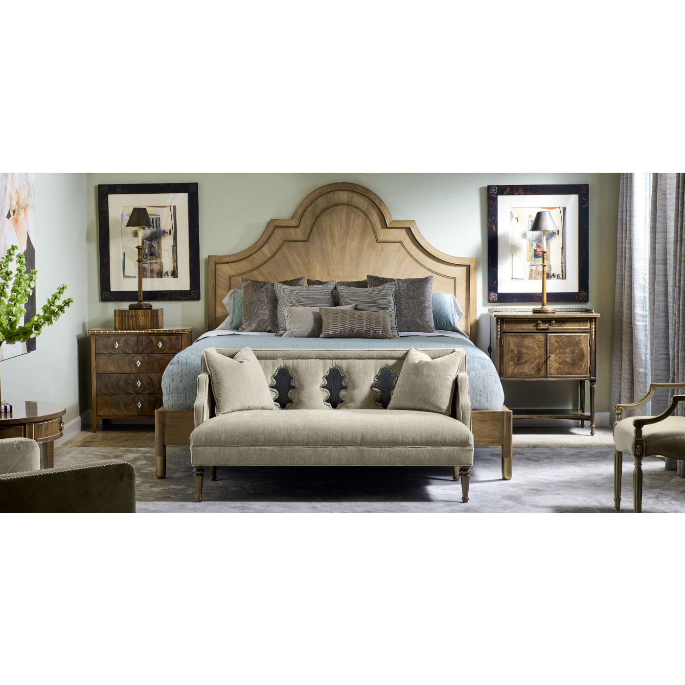 Madison Piano Black US Queen Bed