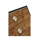 Madison Piano Black & Amber Ash Burl Nightstand