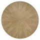 Round Bleached Walnut Dining Table 72