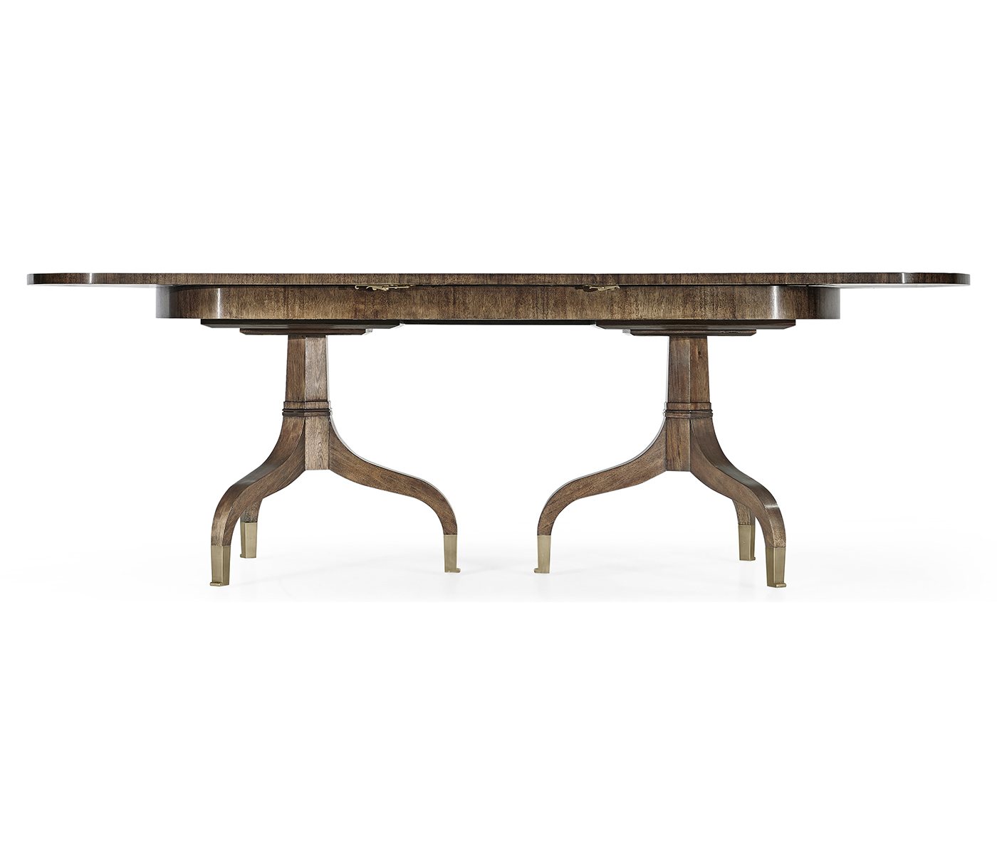 Rectangular Bleached Mahogany Extending Dining Table 93