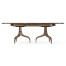 Rectangular Bleached Mahogany Extending Dining Table 93