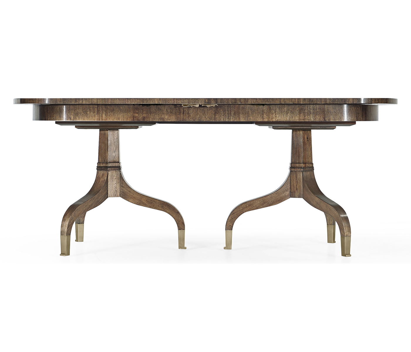 Rectangular Bleached Mahogany Extending Dining Table 93
