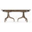 Rectangular Bleached Mahogany Extending Dining Table 93