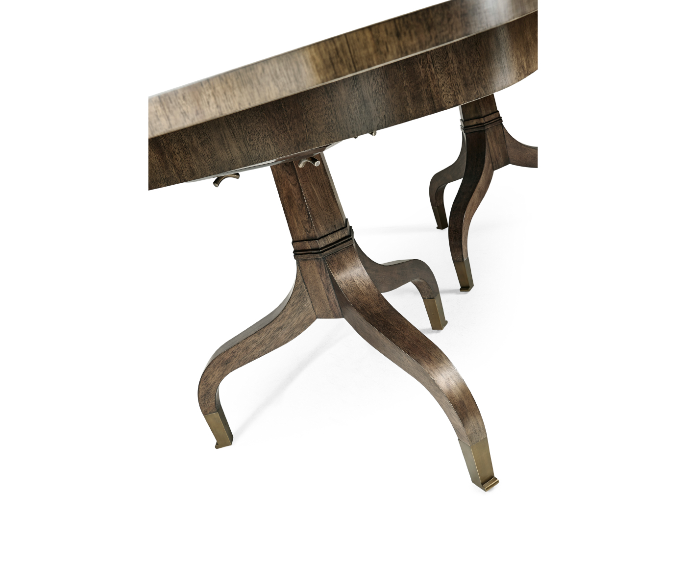 Rectangular Bleached Mahogany Extending Dining Table 93