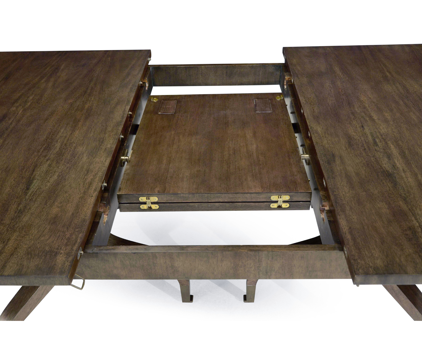 Rectangular Bleached Mahogany Extending Dining Table 93