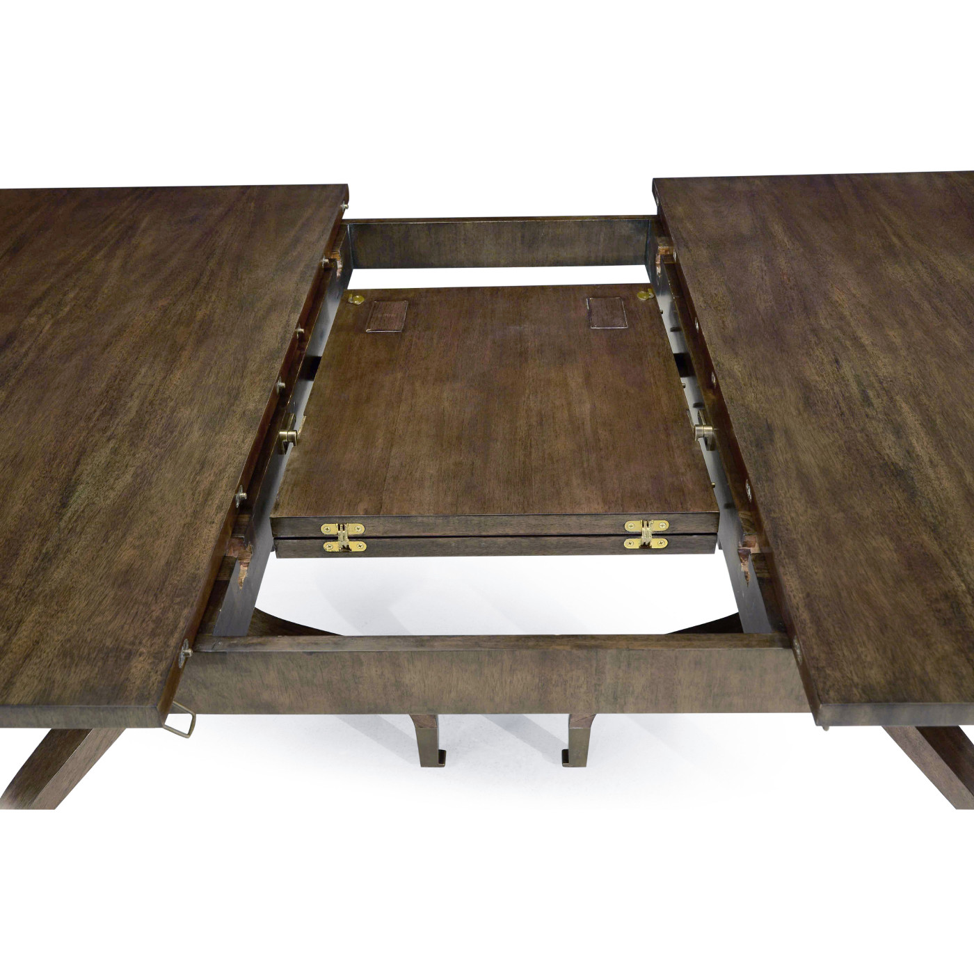 Rectangular Bleached Mahogany Extending Dining Table 93