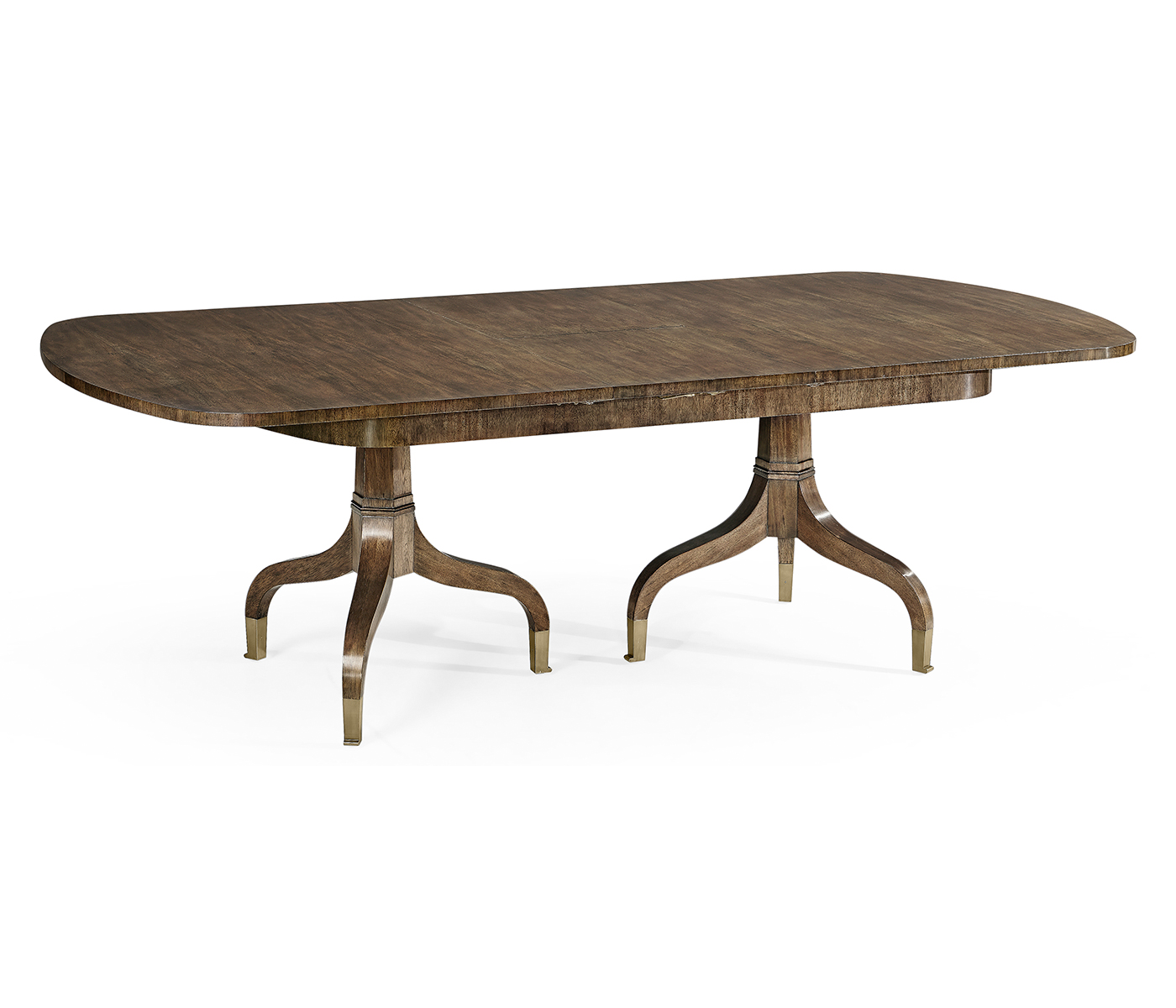 Rectangular Bleached Mahogany Extending Dining Table 93