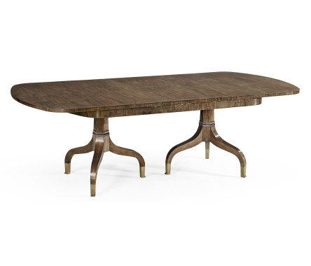 Rectangular Bleached Mahogany Extending Dining Table 93