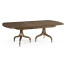 Rectangular Bleached Mahogany Extending Dining Table 93