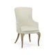Rounded Rivoli Walnut Dining Arm Chair