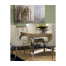 Rounded Rivoli Walnut Dining Arm Chair