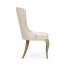 Rounded Rivoli Walnut Dining Side Chair