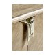 Rivoli Walnut & White Stainless Steel Entertainment Unit