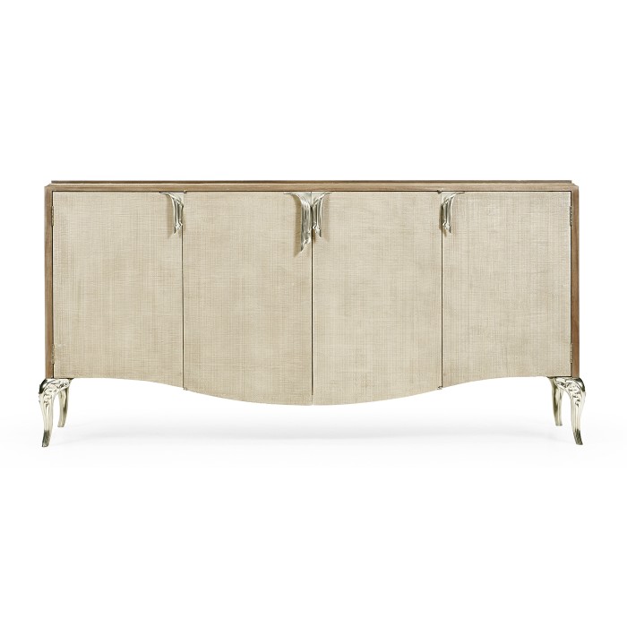 Rivoli Walnut & Champagne Credenza