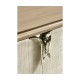 Rivoli Walnut & Champagne Credenza