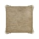 Square Rivoli Walnut & White Stainless Steel Lamp Table