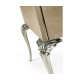 Rivoli Walnut & White Stainless Steel Dresser with Nine Drawers