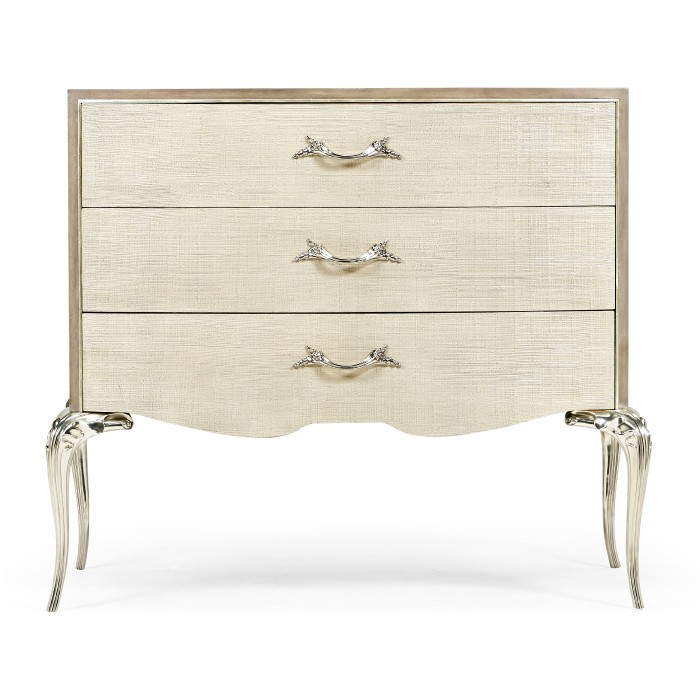 Rivoli Walnut & Champagne Nightstand
