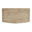 Rivoli Walnut & Champagne Nightstand