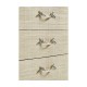 Rivoli Walnut & Champagne Nightstand
