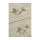 Rivoli Walnut & Champagne Nightstand