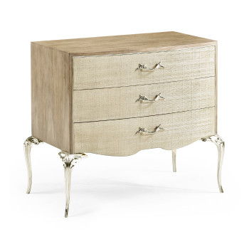 Rivoli Walnut & Champagne Nightstand