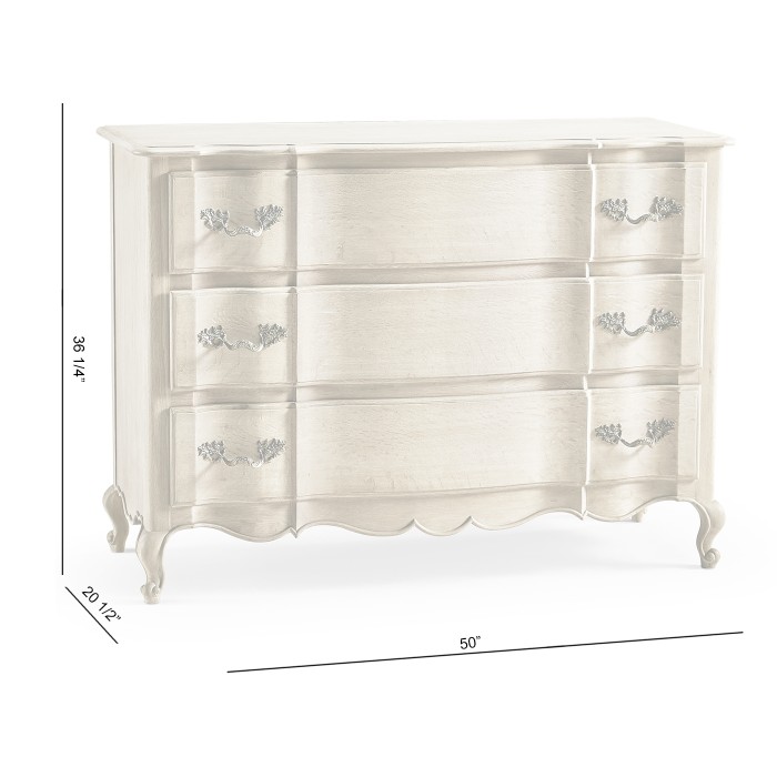Ephemeris French Drawer Chest - Stripped Oak