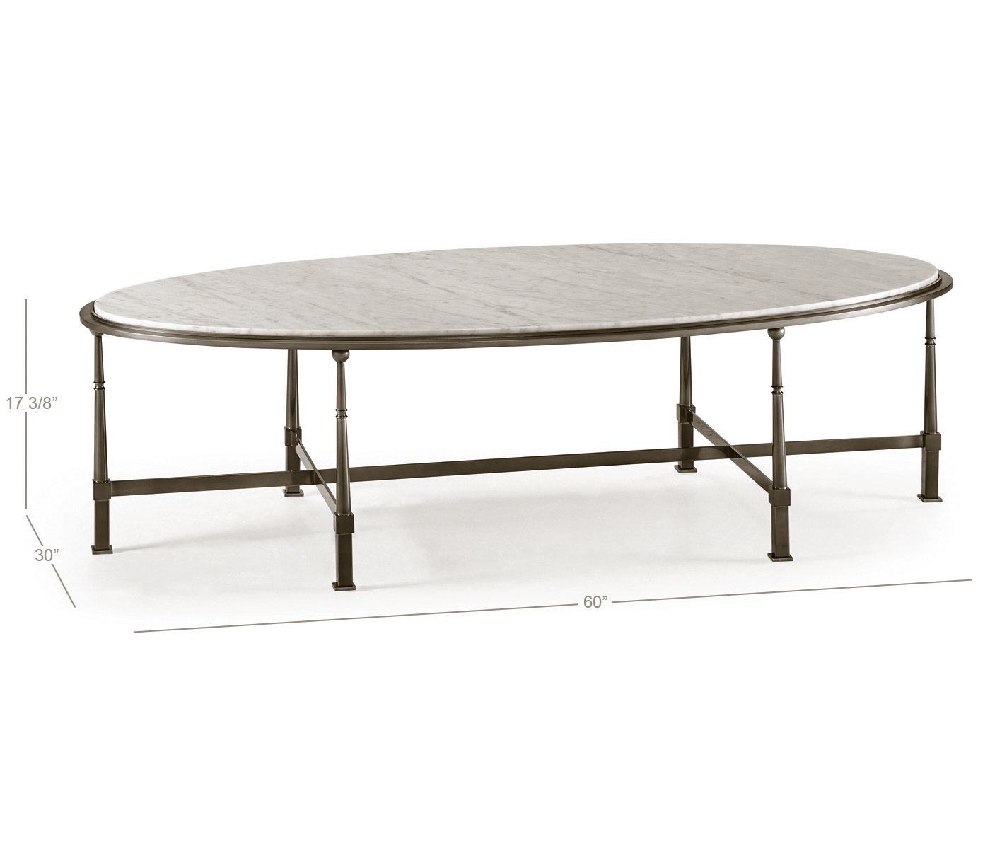 Hamilton Oval Cocktail Table