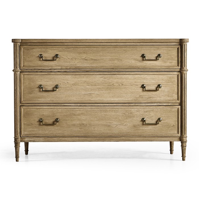 Kalpa Louis XVI Drawer Chest - Bleached Chestnut