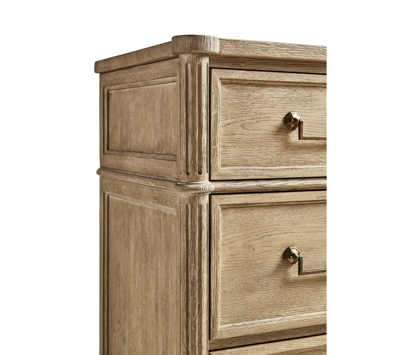 Kalpa Louis XVI Drawer Chest - Bleached Chestnut