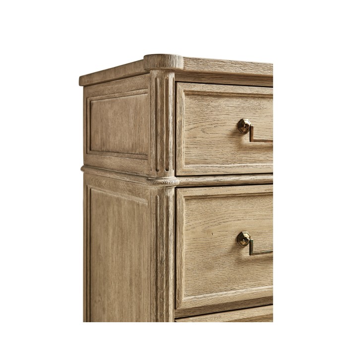 Kalpa Louis XVI Drawer Chest - Bleached Chestnut
