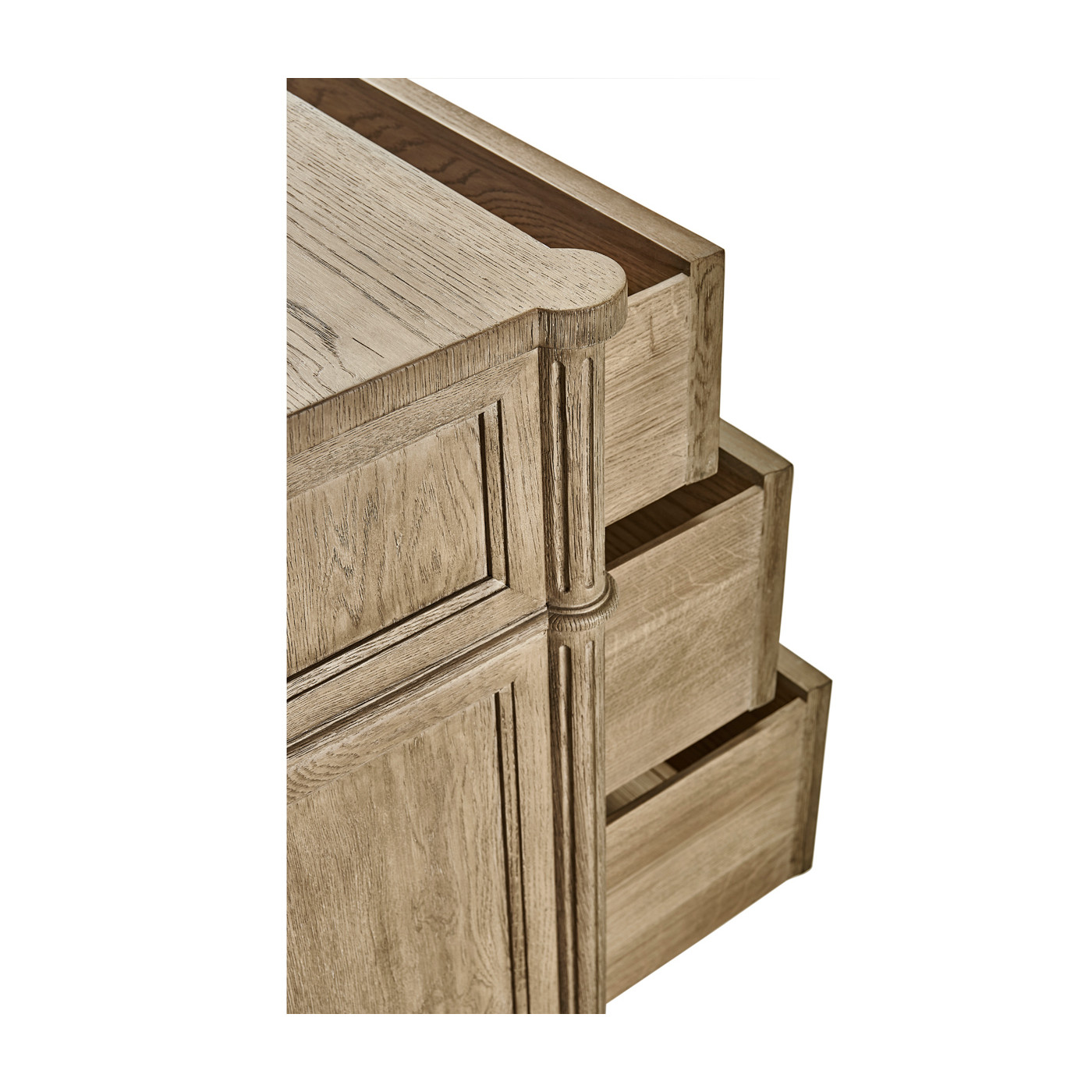 Kalpa Louis XVI Drawer Chest - Bleached Chestnut