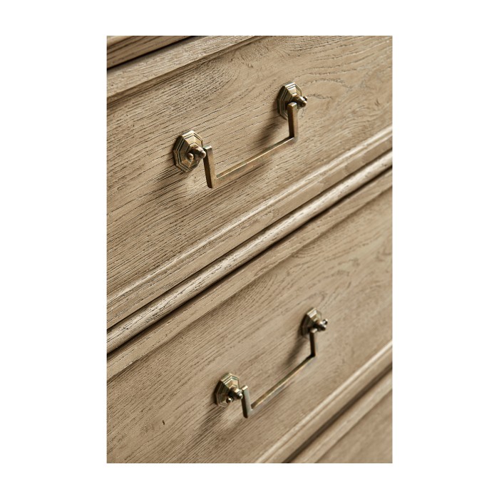 Kalpa Louis XVI Drawer Chest - Bleached Chestnut