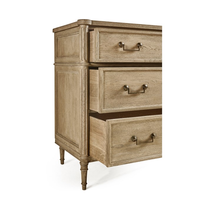Kalpa Louis XVI Drawer Chest - Bleached Chestnut